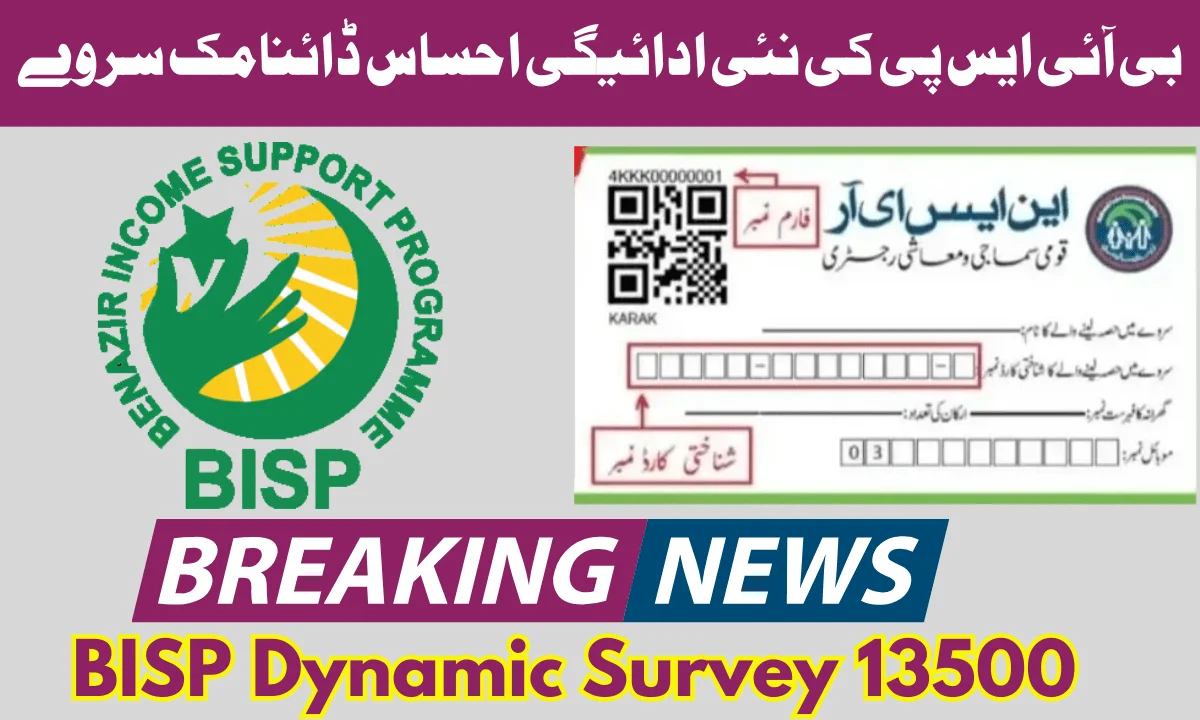 احساس پروگرام کی جانب سے، ہم آپ کو ایک نئی اپ ڈیٹ دے رہے ہیں کہ احساس پروگرام کی جانب سے ڈائنامک سروس کا اعلان کیا گیا ہے