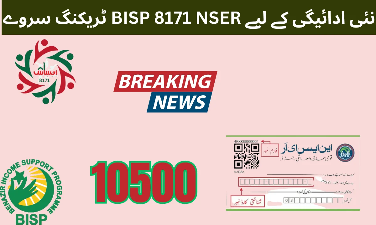 تمام اہل افراد کے لیے خوشخبری کہ BISP 8171 NSER ٹریکنگ دوبارہ شروع ہو گئی۔ اگر کوئی احساس پروگرام میں رجسٹر ہو رہا ہے
