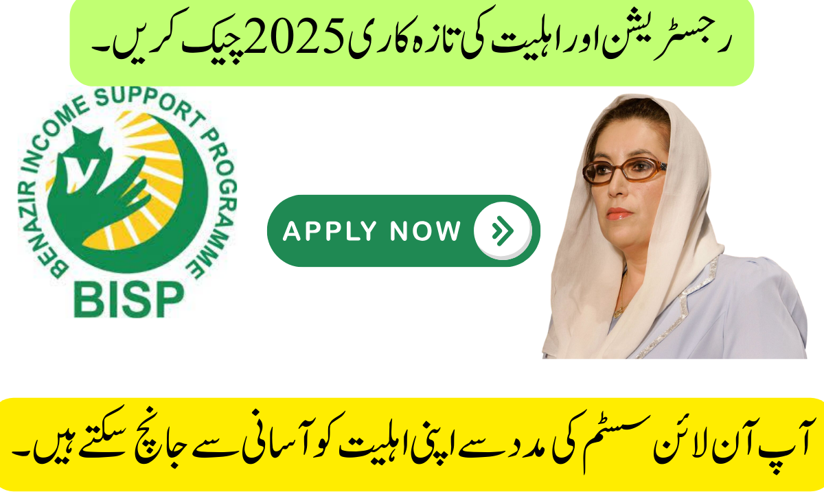 آپ آن لائن سسٹم کی مدد سے اپنی اہلیت کو آسانی سے جانچ سکتے ہیں۔