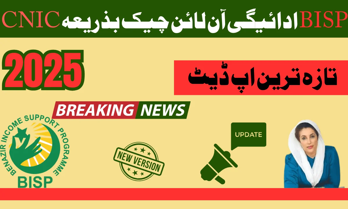 بے نظیر انکم سپورٹ پروگرام کی طرف سے ان لائن جاری کردہ مالی امداد کی جانچ پڑتال کا طریقہ کار مضمون میں بیان کیا جاتا ہے. کہ اپ کو بتایا گیا ہے کہ اپ اپنے پیسے لینے جانے سے پہلے ان لائن چیک کر سکتے ہیں