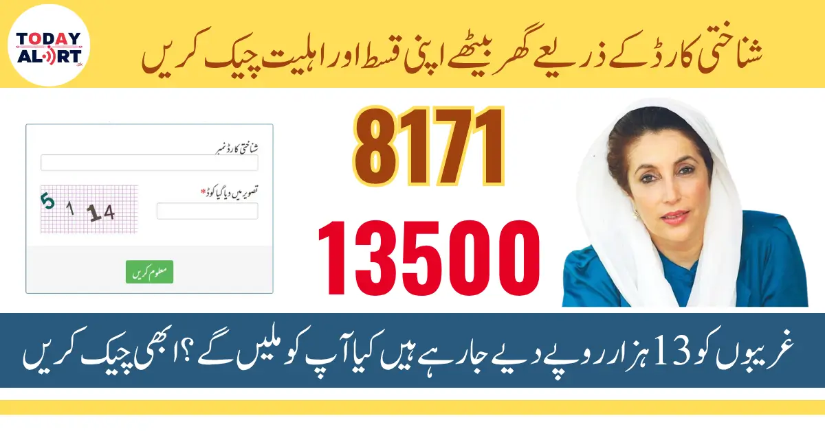 8171 Check Online CNIC 2025 Step by Step Guide to Check Payment