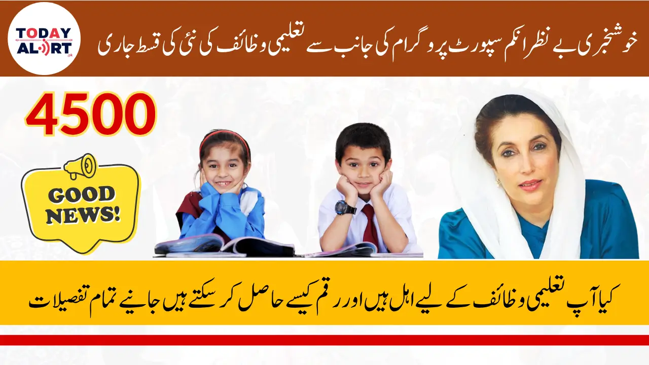 BISP Taleemi Wazaif Payment July 2025 - How to Check and Receive 4500 Payment