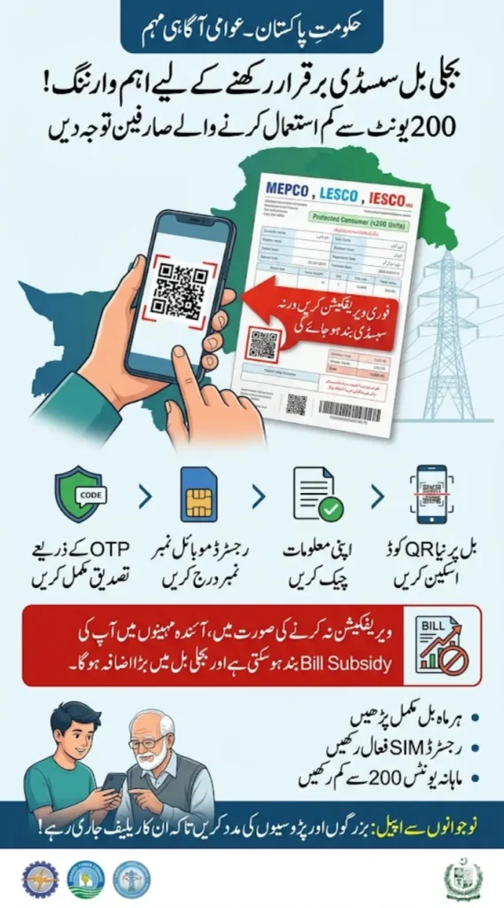 Bill Subsidy Alert! Complete QR Code Verification Immediately Otherwise your Subsidy Will Stop